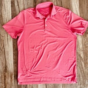 Men's Johnnie-O Coral Button Up Polo Shirt